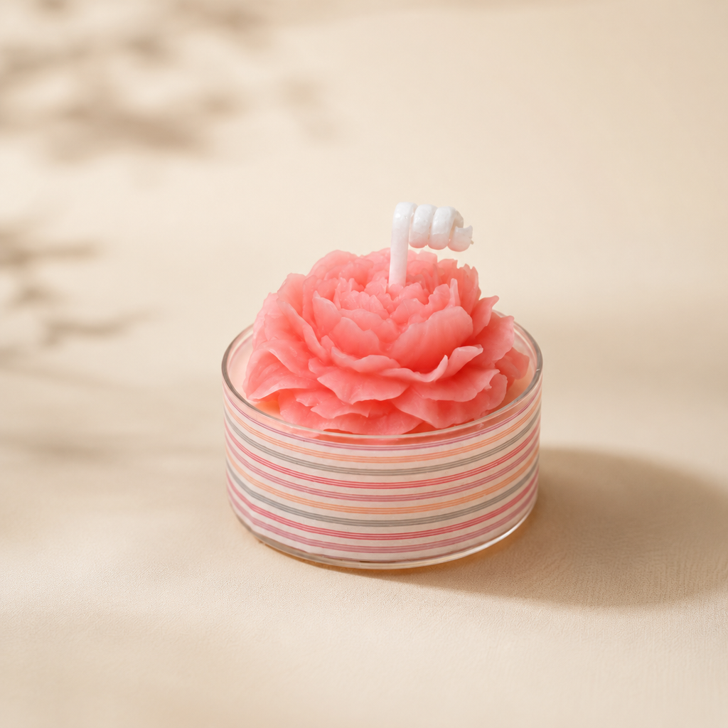 Blush Petal Mini Soy Candle