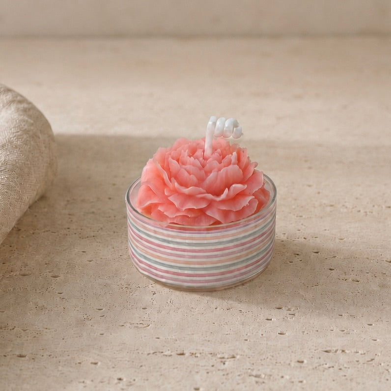 Blush Petal Mini Soy Candle