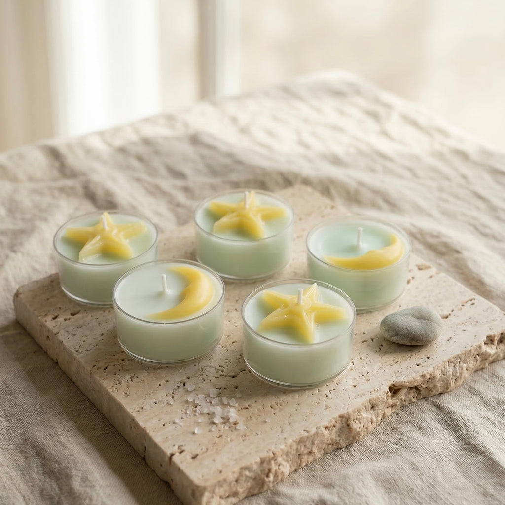 Moon & Star | Tea Lights – Set of 4