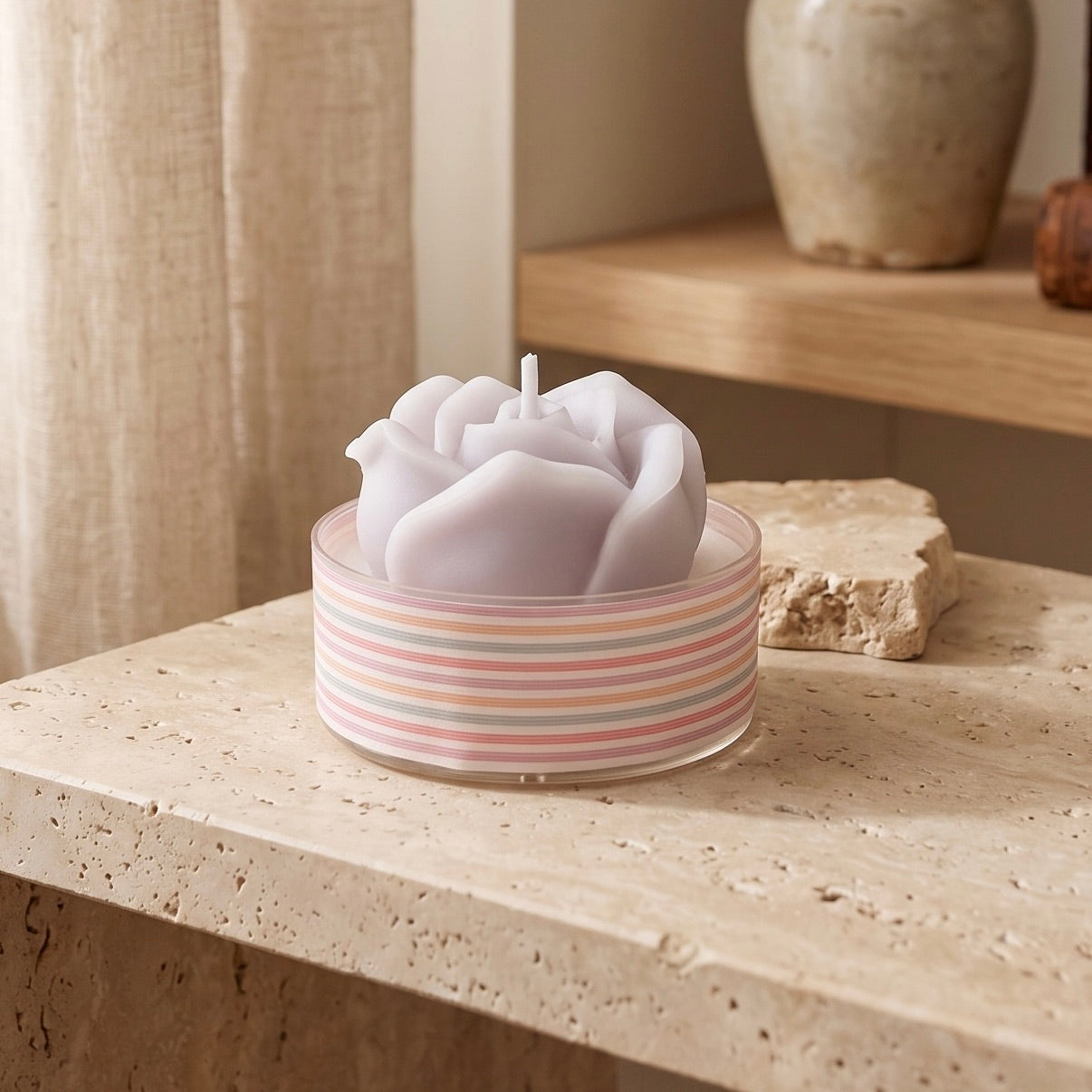 Petal Glow Mini Soy Candle