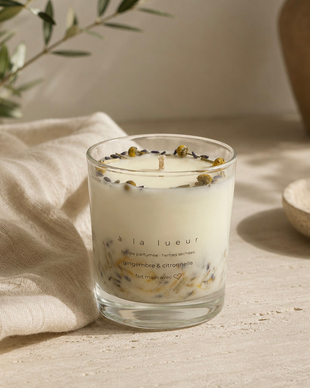 Camille — Botanical Scented Soy Candle