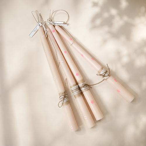 Everyday Glow Hand-Painted Taper Candle
